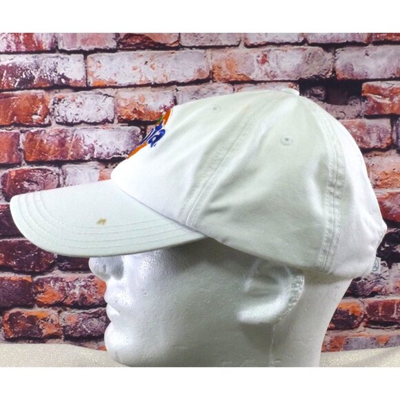 Vintage Fanta Orange Logo White Adjustable Baseball Cap *Has Stain* - Picture 4 of 8